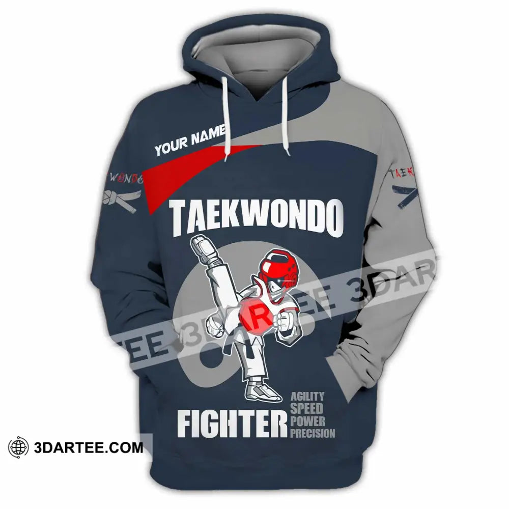Unisex Shirt - Custom Taekwondo Fighter Shirt Hoodie / S T-shirt
