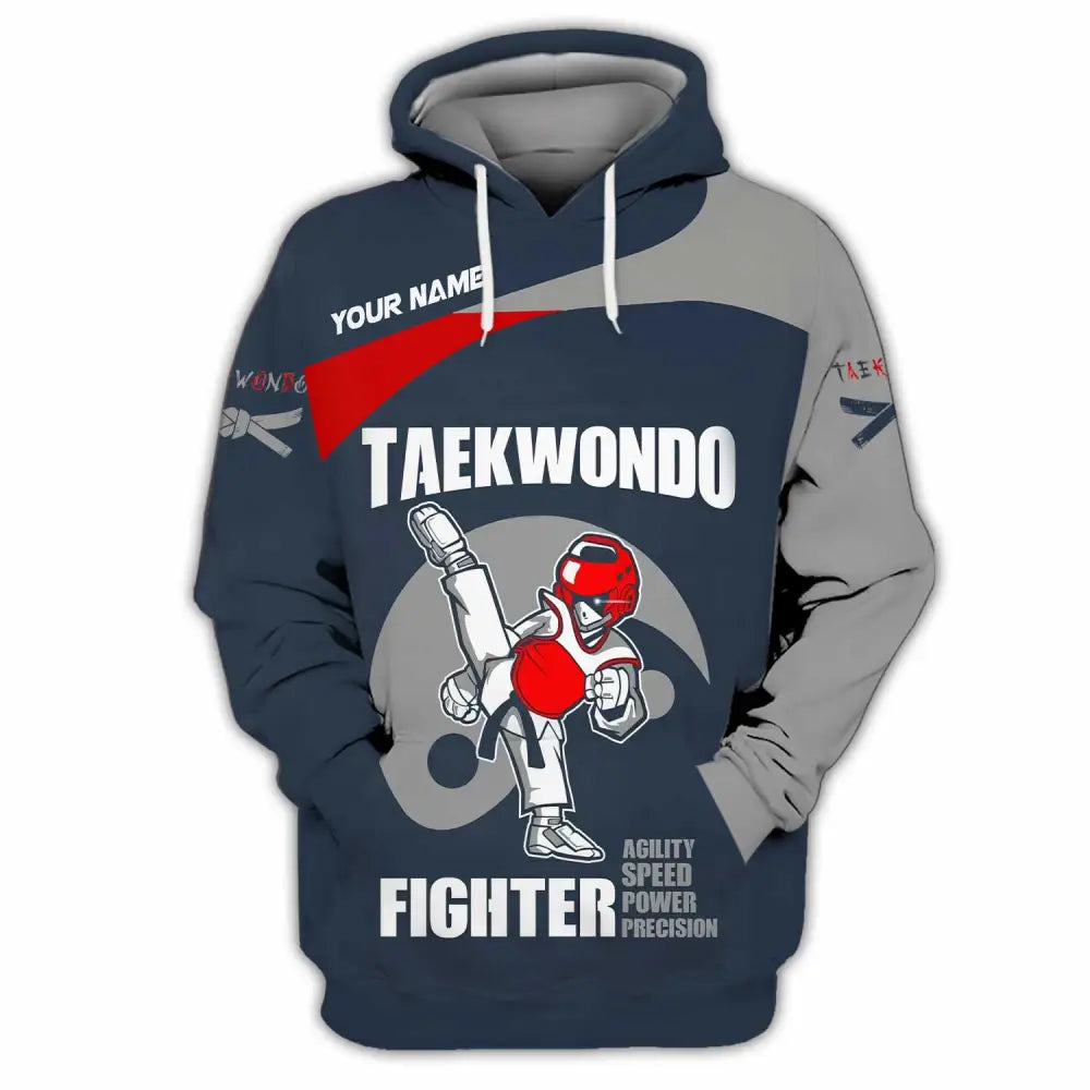 Unisex Shirt - Custom Taekwondo Fighter Shirt Hoodie / S T-shirt