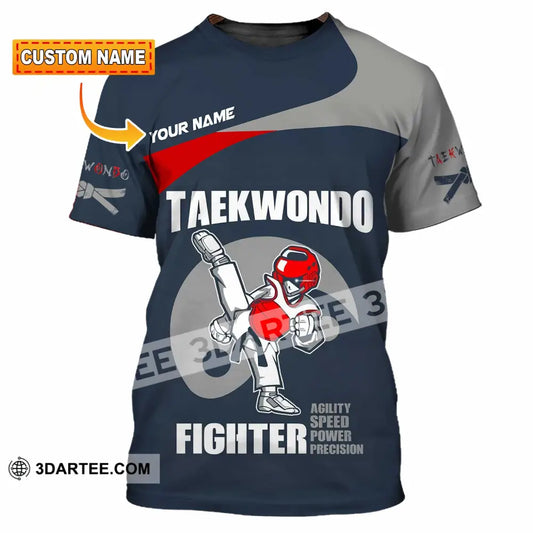 Unisex Shirt - Custom Taekwondo Fighter Shirt T-shirt