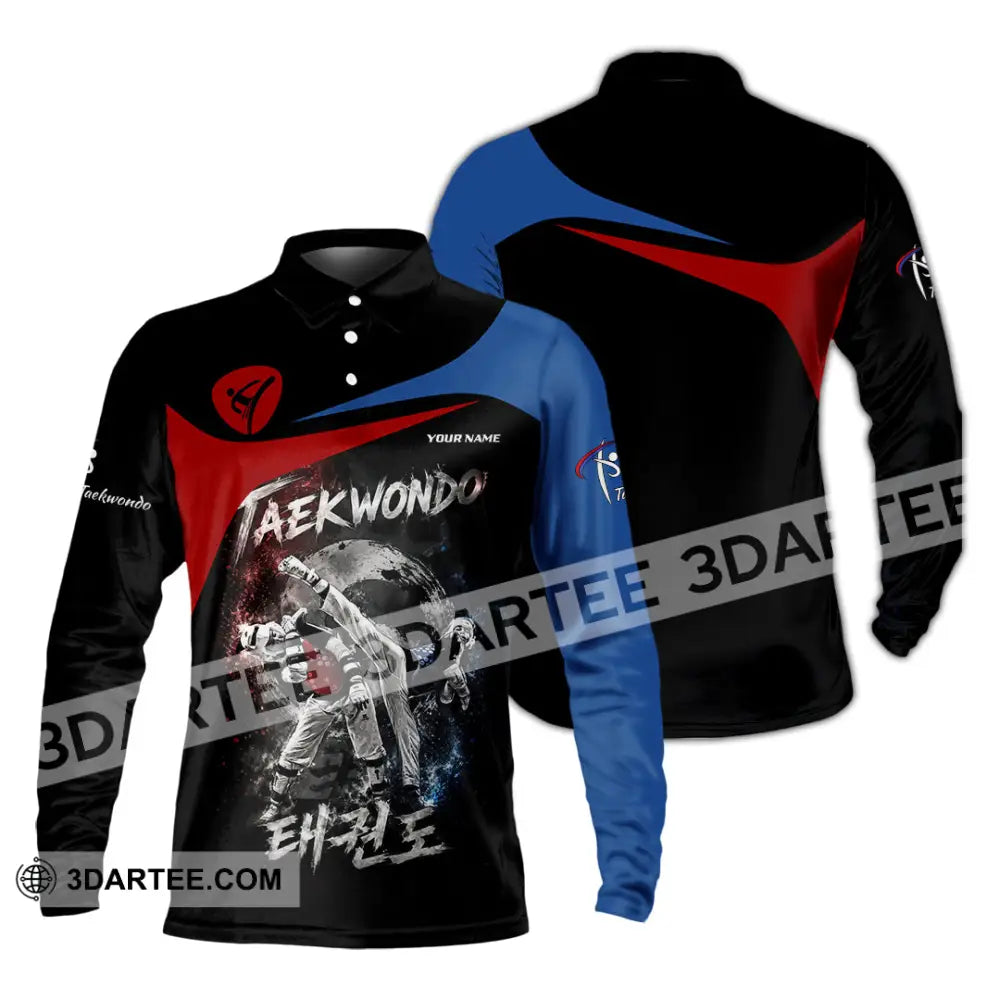 Unisex Shirt - Custom Taekwondo Shirt - Long Sleeve Polo / S - T-shirt