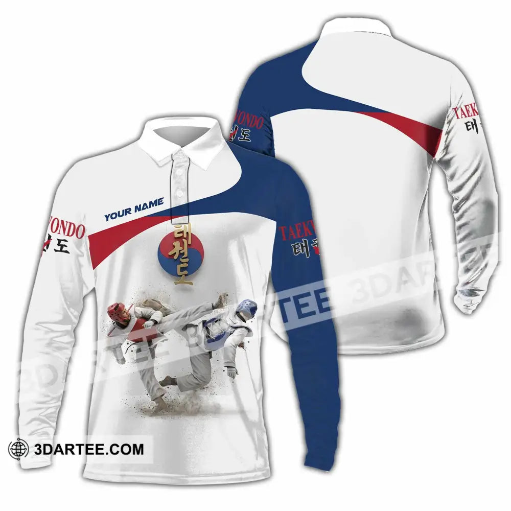 Unisex Shirt - Custom Taekwondo Shirt - Long Sleeve Polo / S - T-shirt