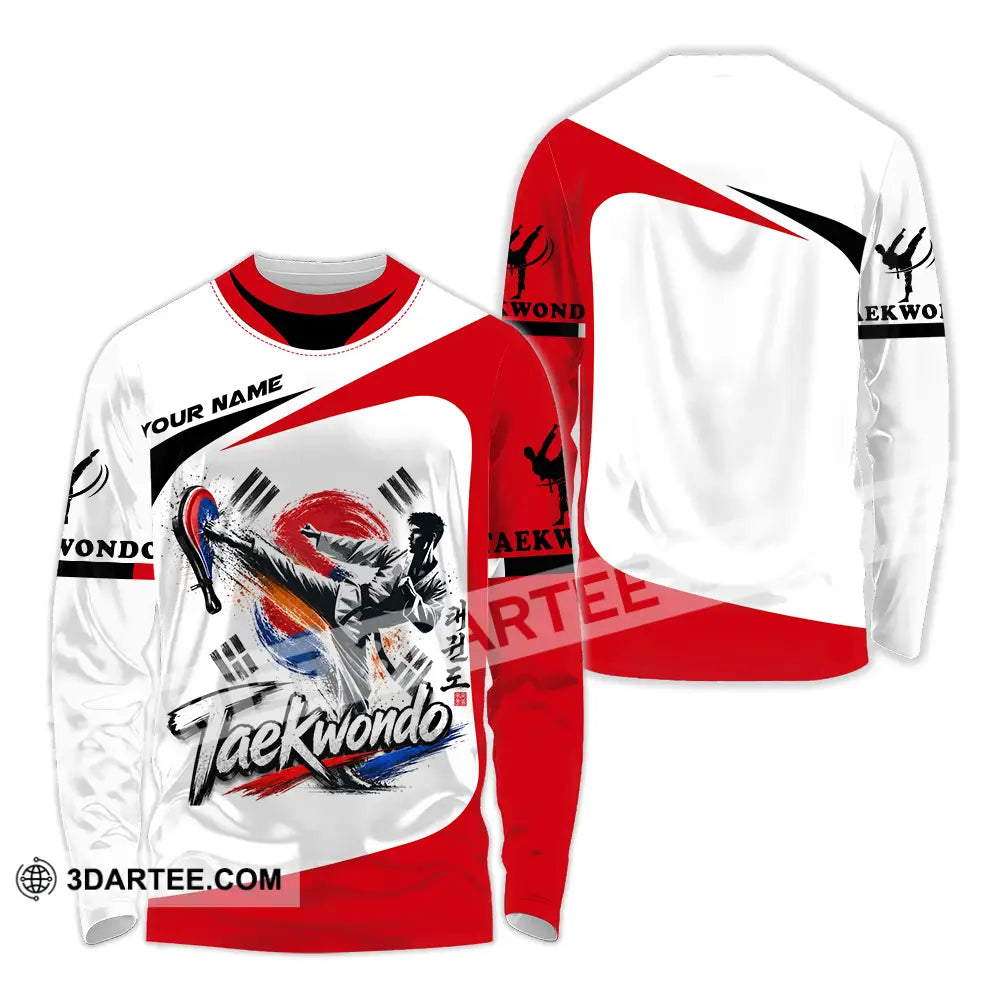 Unisex Shirt - Custom Taekwondo Shirt - Long Sleeve Shirt / S - T-shirt