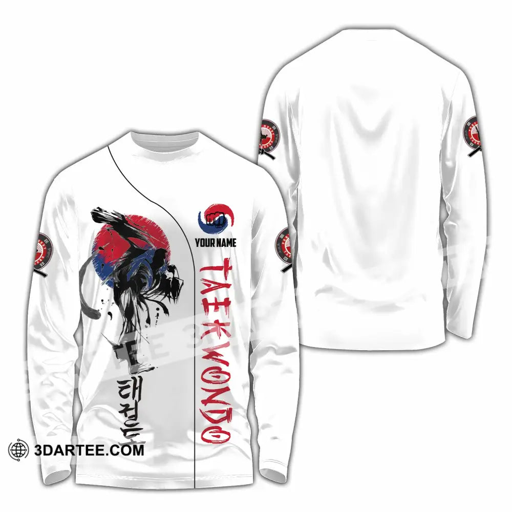 Unisex Shirt - Custom Taekwondo Shirt Long Sleeve Shirt / S T-shirt