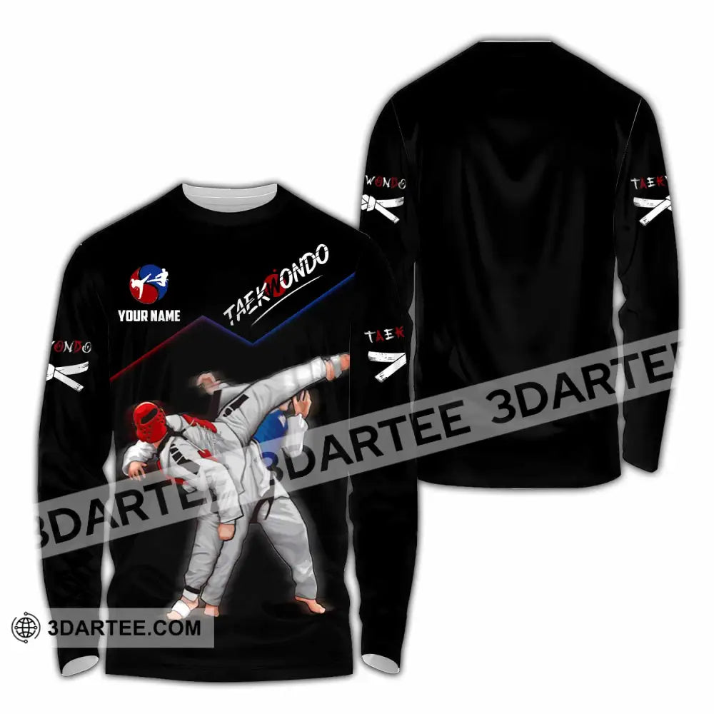 Unisex Shirt - Custom Taekwondo Shirt Long Sleeve Shirt / S T-shirt