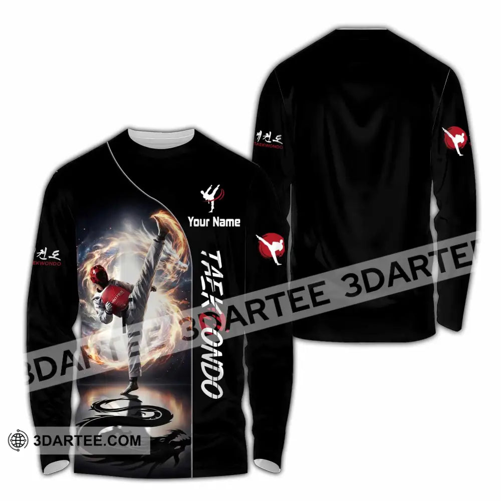 Unisex Shirt - Custom Taekwondo Shirt - Long Sleeve Shirt / S - T-shirt