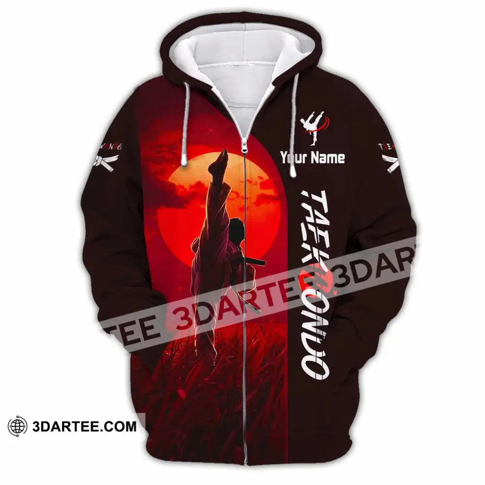 Unisex Shirt - Custom Taekwondo Shirt - Zipper Hoodie / S - T-shirt