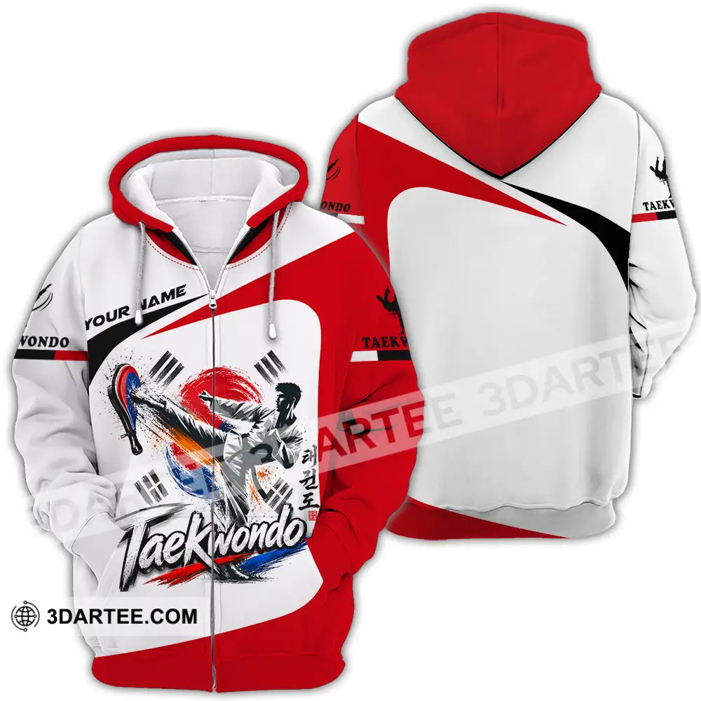 Unisex Shirt - Custom Taekwondo Shirt - Zipper Hoodie / S - T-shirt