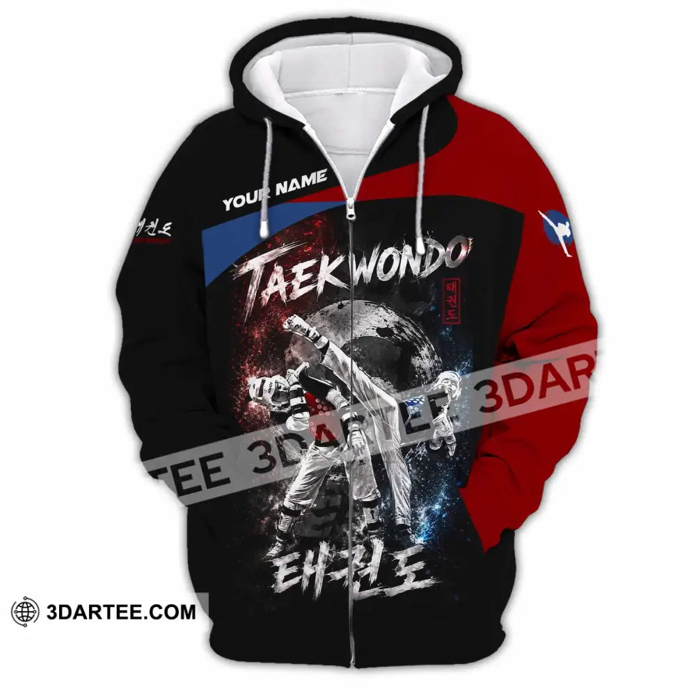 Unisex Shirt - Custom Taekwondo Shirt - Zipper Hoodie / S - T-shirt