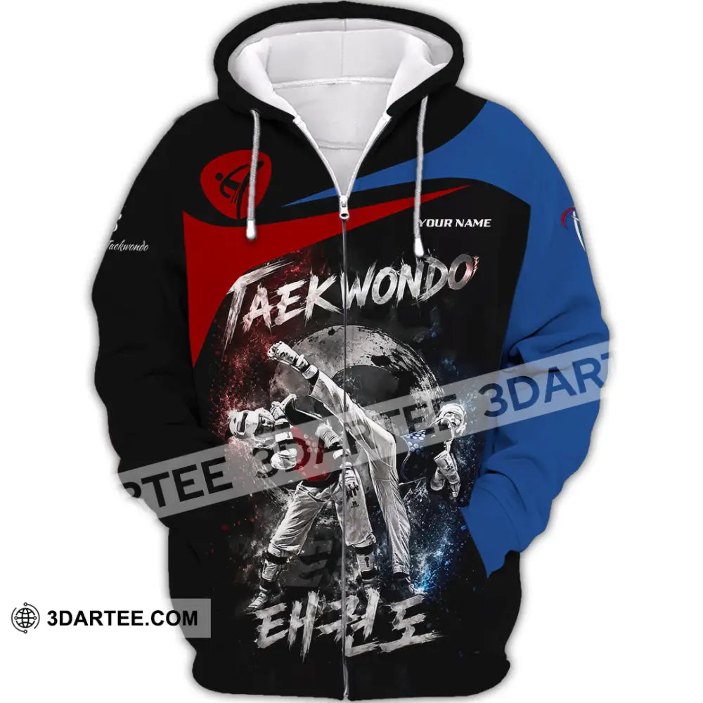 Unisex Shirt - Custom Taekwondo Shirt - Zipper Hoodie / S - T-shirt