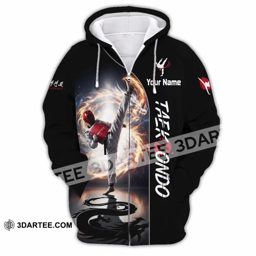 Unisex Shirt - Custom Taekwondo Shirt - Zipper Hoodie / S - T-shirt