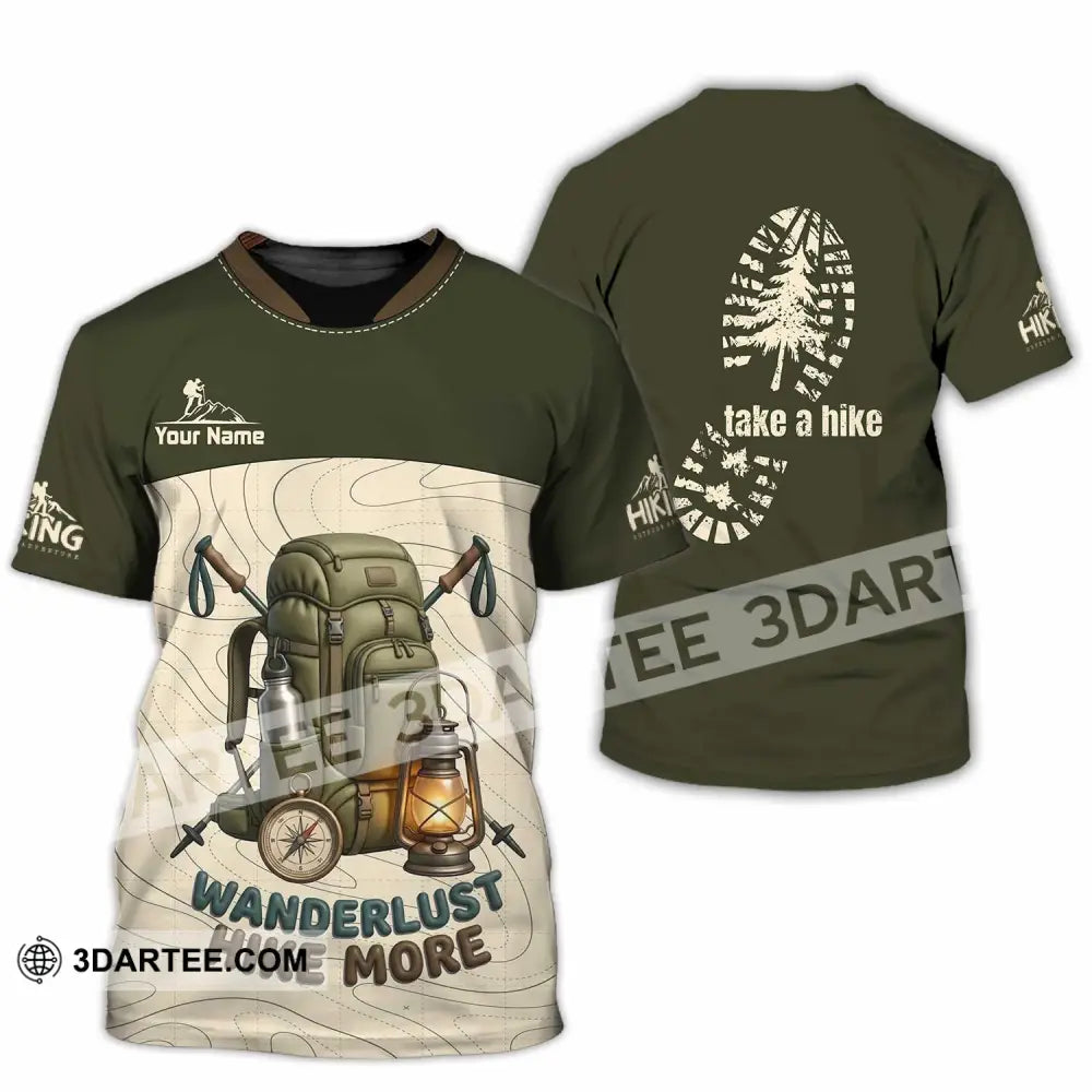 Unisex Shirt - Custom Take A Hike Wanderlust Hike More Shirt - T-Shirt / S - T-shirt