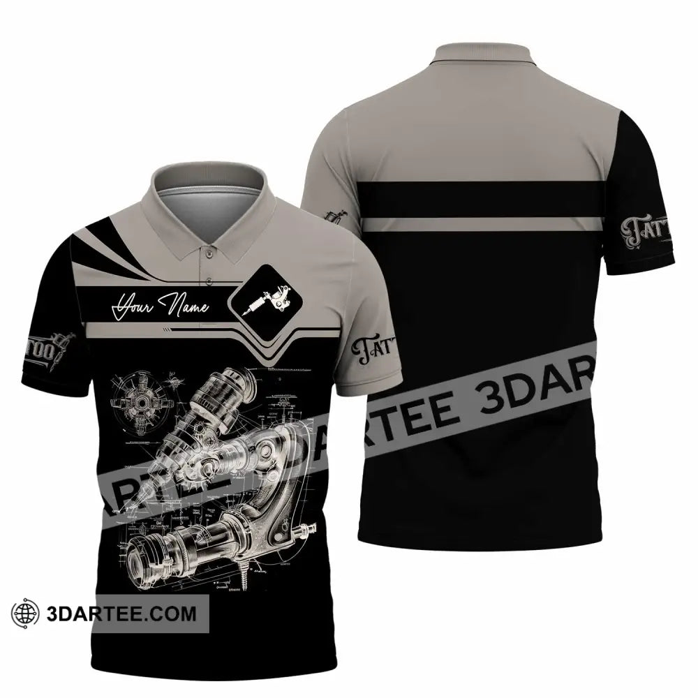 Unisex Shirt - Custom Tattoo Artist Shirt - Polo Shirt / S - T-shirt