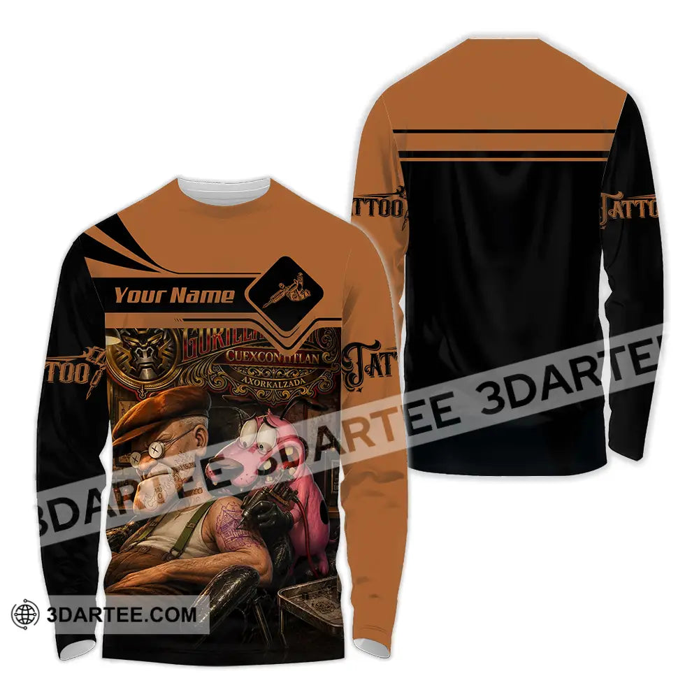 Unisex Shirt - Custom Tattoo Shirt - Long Sleeve Shirt / S - T-shirt