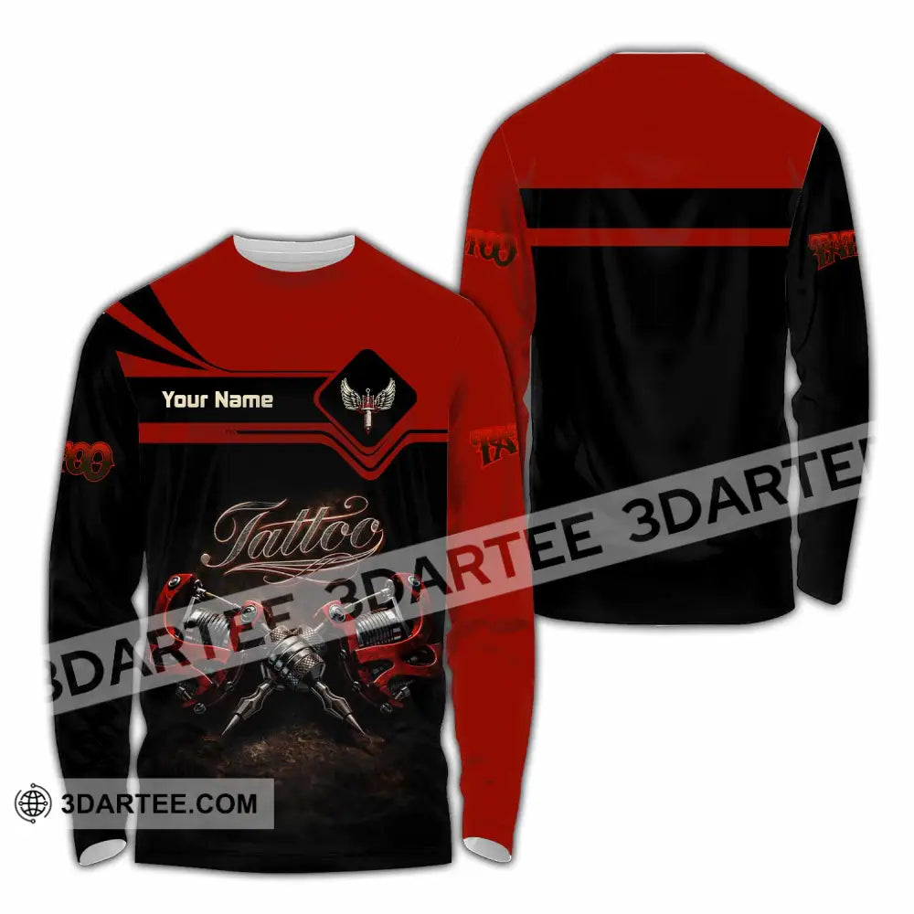 Unisex Shirt - Custom Tattoo Shirt - Long Sleeve Shirt / S - T-shirt