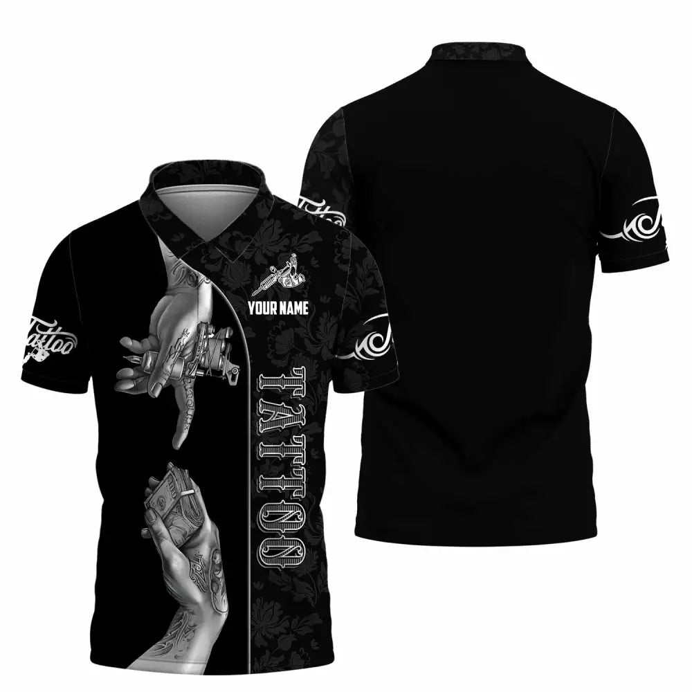 Unisex Shirt - Custom Tattoo Shirt Polo Shirt / S T-shirt