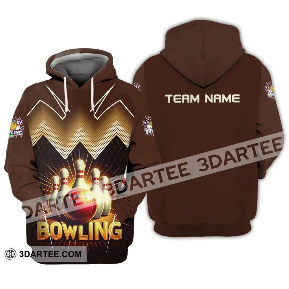 Unisex Shirt Custom Team Name Bowling For Clubs Gift Hoodie / S T-Shirt