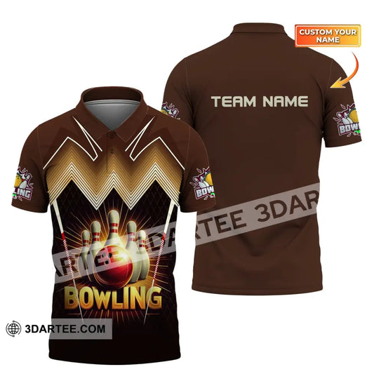 Unisex Shirt Custom Team Name Bowling For Clubs Gift T-Shirt