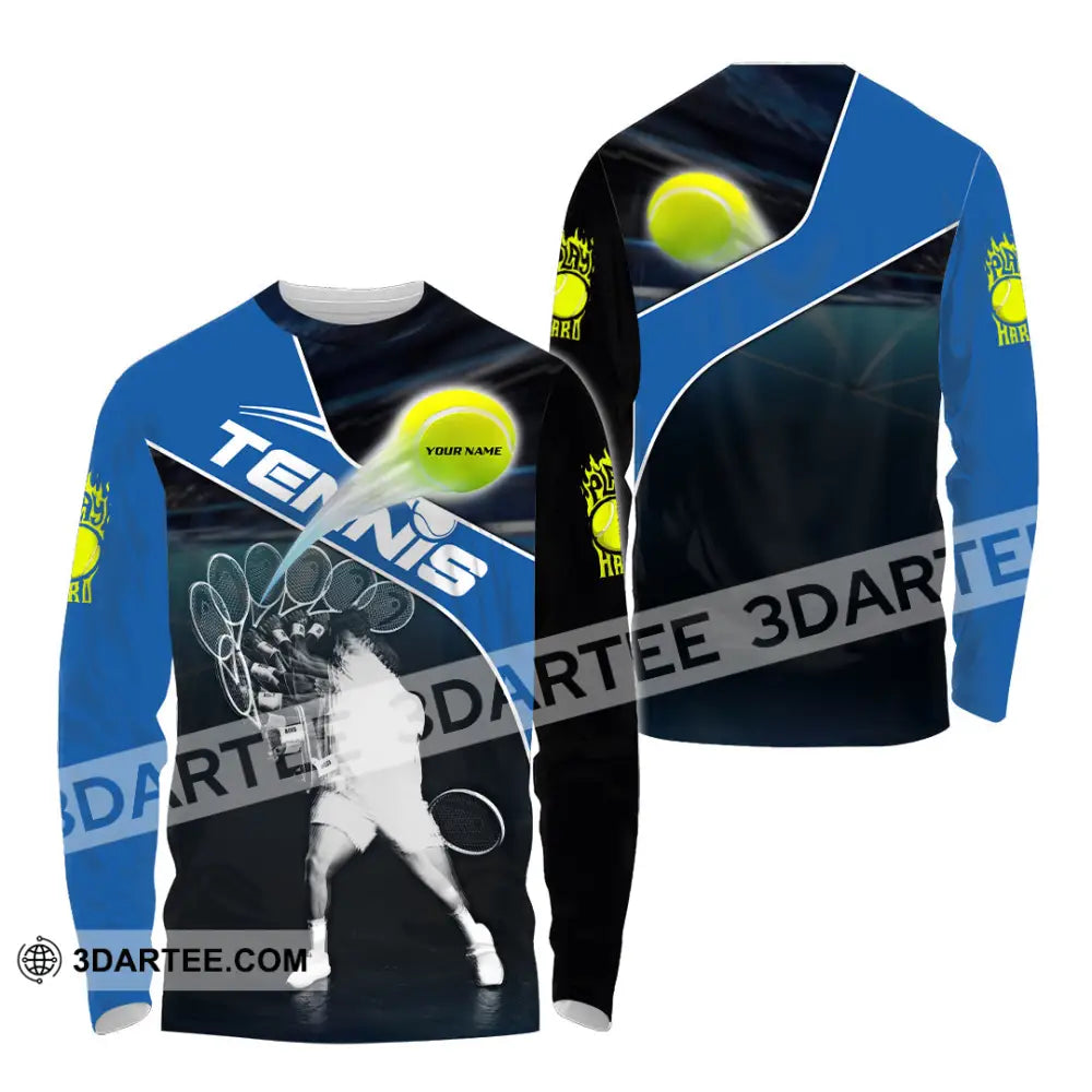 Unisex Shirt - Custom Tennis 3D Shirt Long Sleeve Shirt / S T-shirt