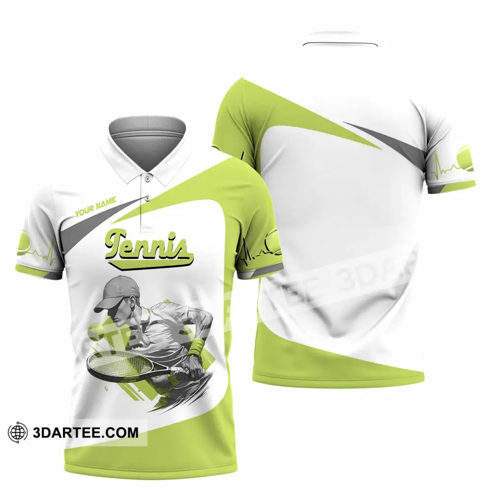 Unisex Shirt - Custom Tennis 3D Shirt Polo Shirt / S T-shirt