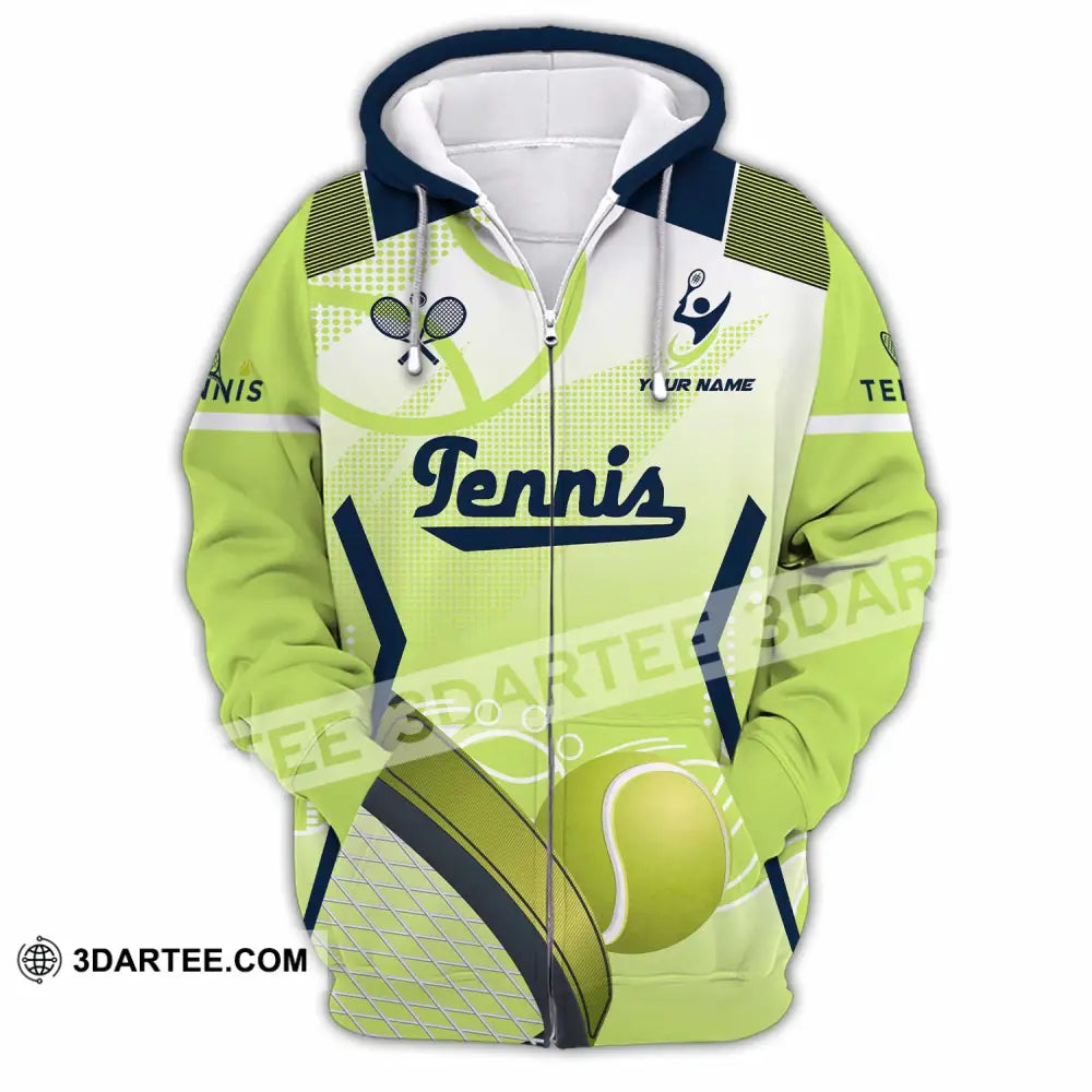 Unisex Shirt - Custom Tennis 3D Shirt Zipper Hoodie / S T-shirt