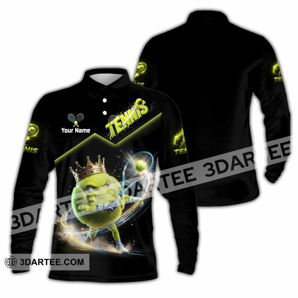 Unisex Shirt - Custom Tennis Shirt - Long Sleeve Polo / S - T-shirt