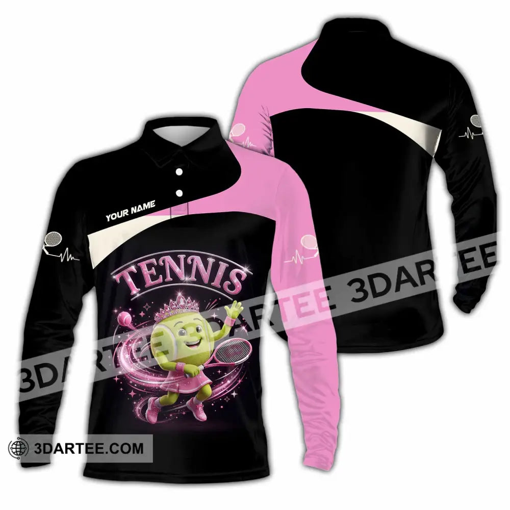 Unisex Shirt - Custom Tennis Shirt - Long Sleeve Polo / S - T-shirt
