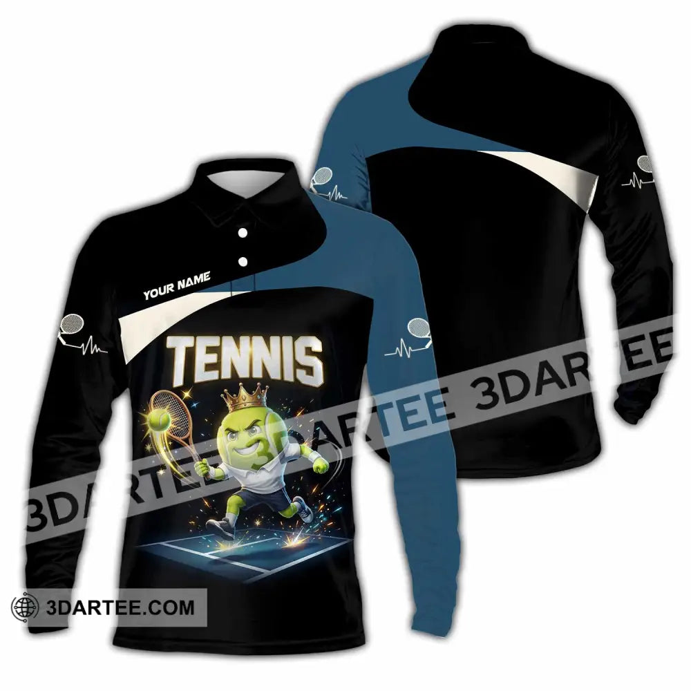 Unisex Shirt - Custom Tennis Shirt - Long Sleeve Polo / S - T-shirt