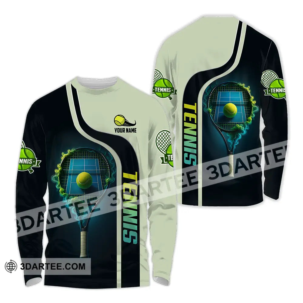 Unisex Shirt - Custom Tennis Shirt Long Sleeve Shirt / S T-shirt