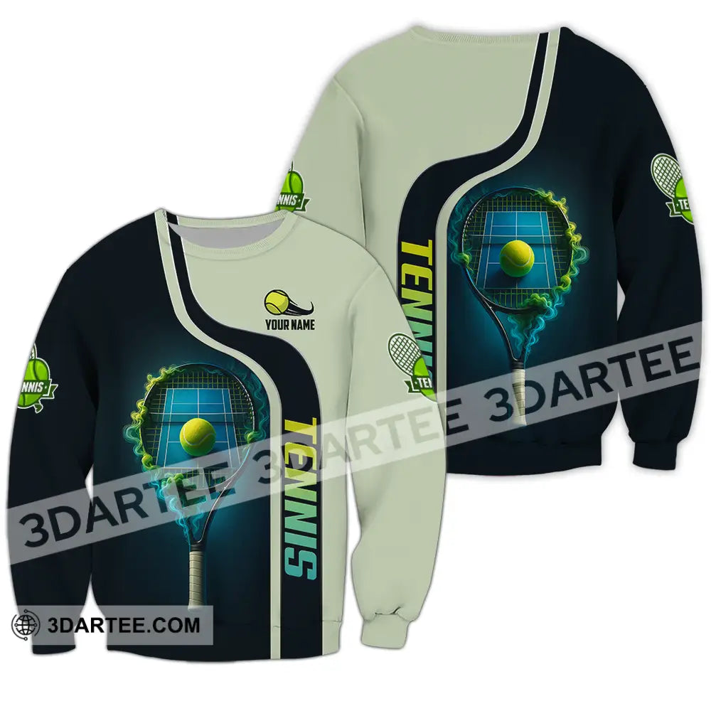 Unisex Shirt - Custom Tennis Shirt Long Sleeve / S T-shirt