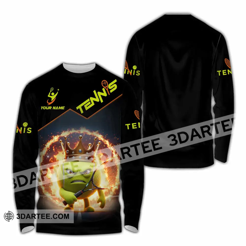 Unisex Shirt - Custom Tennis Sports Shirt Long Sleeve / S T-shirt