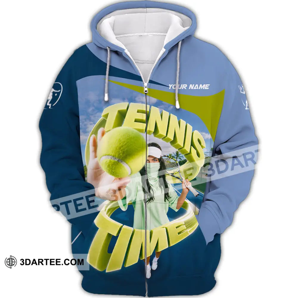 Unisex Shirt - Custom Tennis Shirt - Zipper Hoodie / S - T-shirt