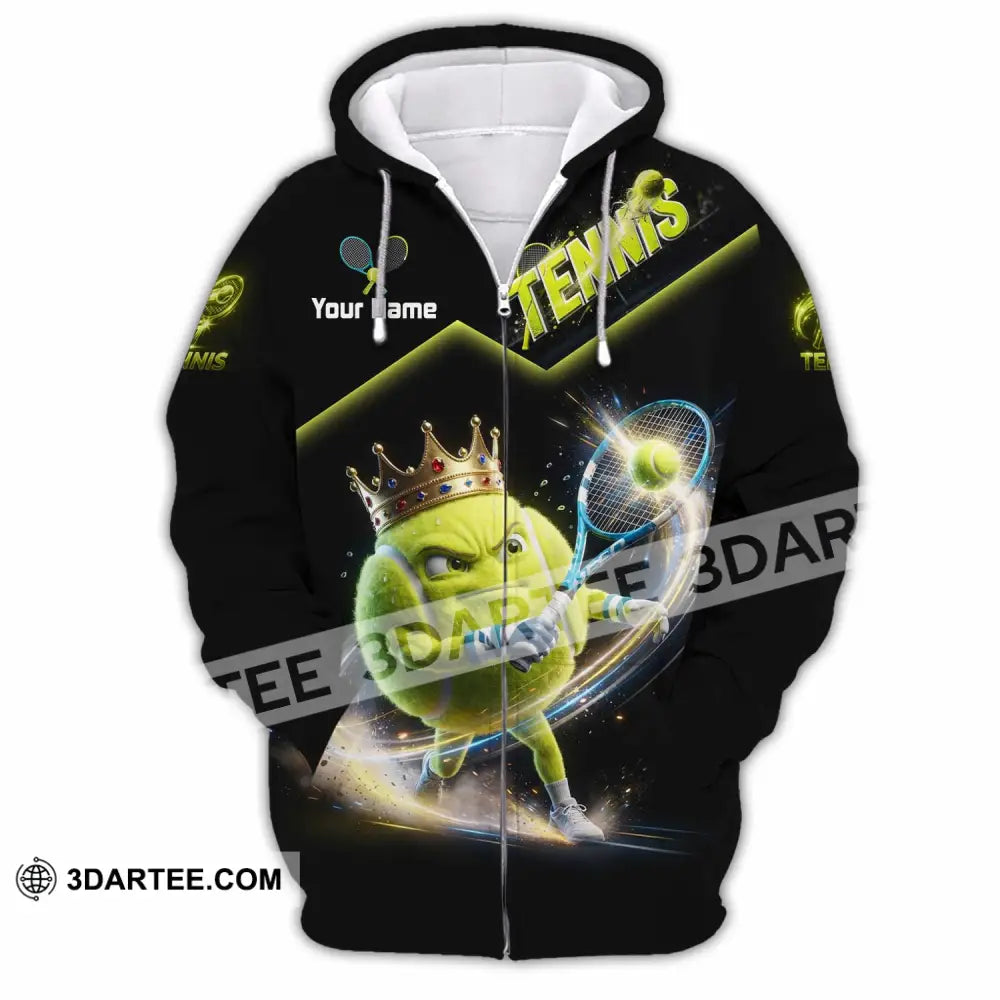 Unisex Shirt - Custom Tennis Shirt - Zipper Hoodie / S - T-shirt