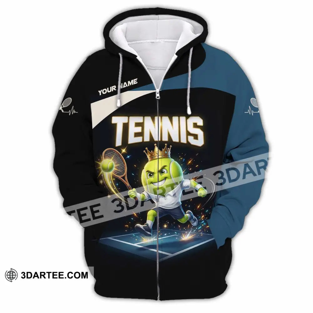 Unisex Shirt - Custom Tennis Shirt - Zipper Hoodie / S - T-shirt