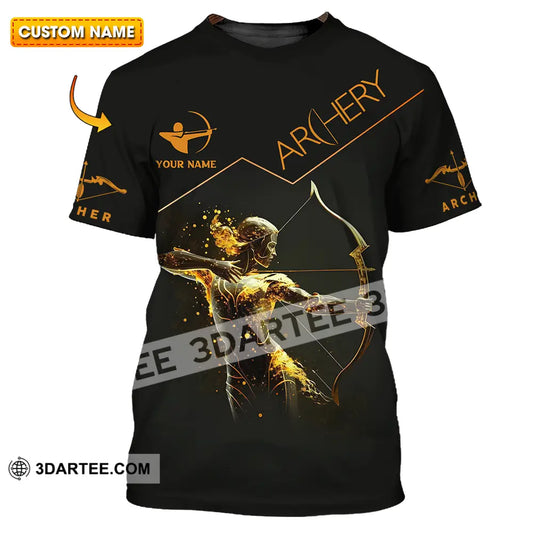 Unisex Shirt - Custom Text Archery Queen Sport For Player T-Shirt