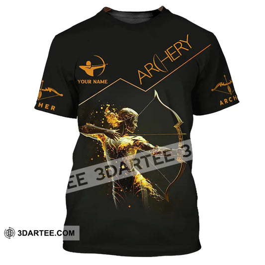 Unisex Shirt - Custom Text Archery Queen Sport For Player T-Shirt / S T-Shirt