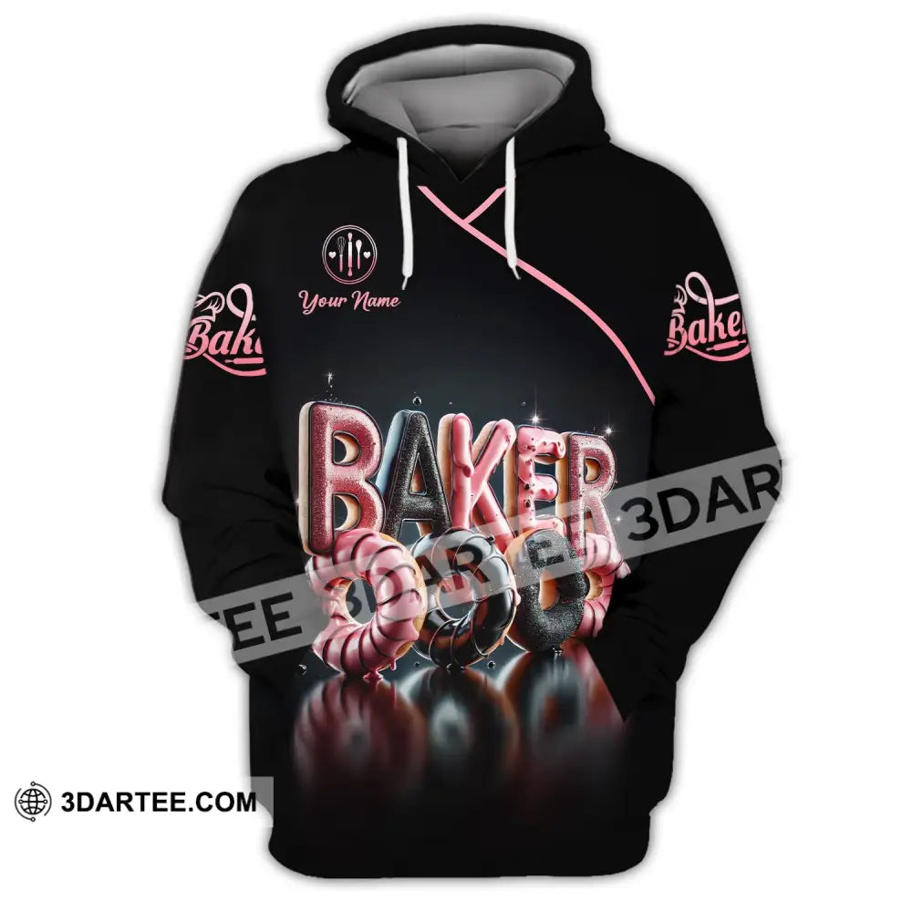 Unisex Shirt - Custom Text Baker Donuts Hoodie / S T-Shirt