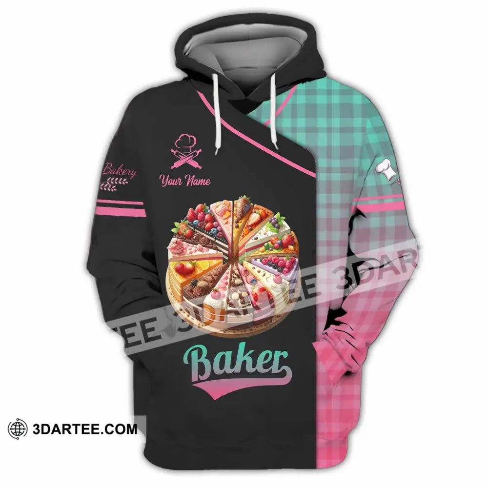 Unisex Shirt - Custom Text Baker Hoodie / S T-Shirt