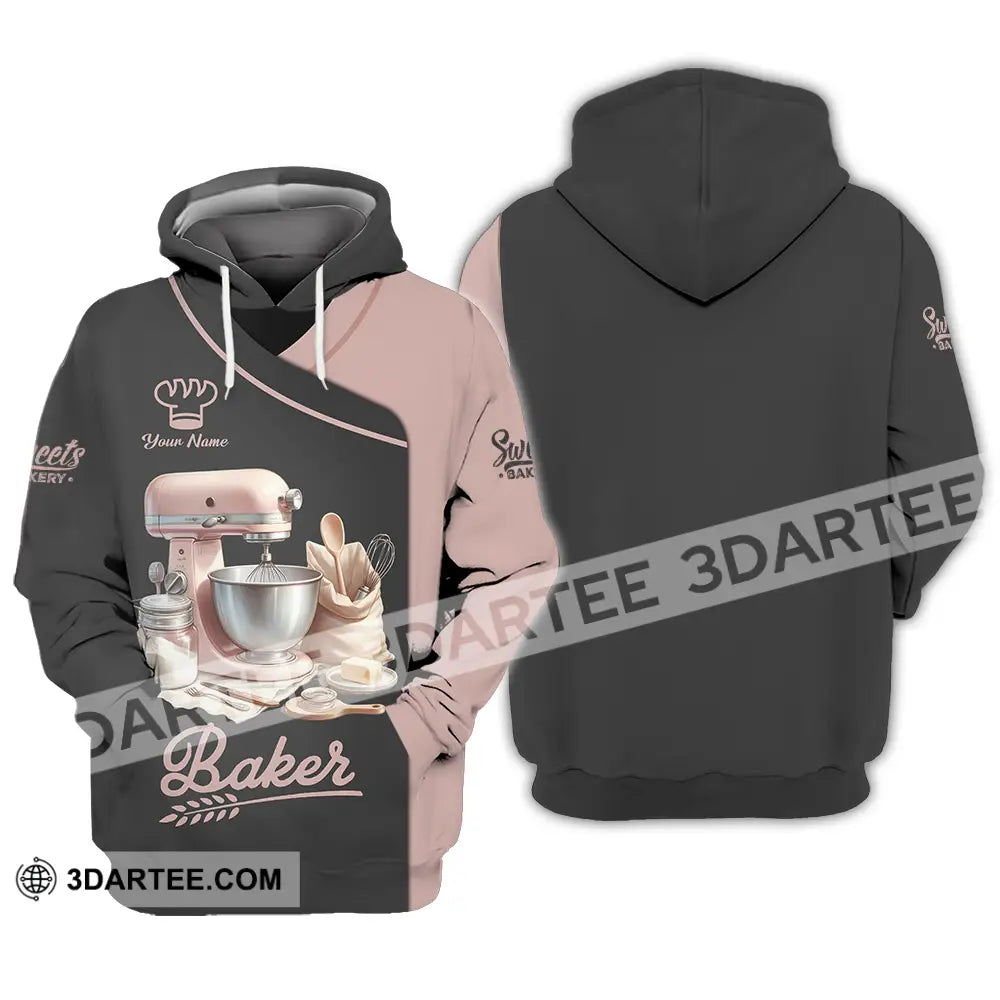 Unisex Shirt - Custom Text Shirt Baker Shirt Hoodie / S T-shirt