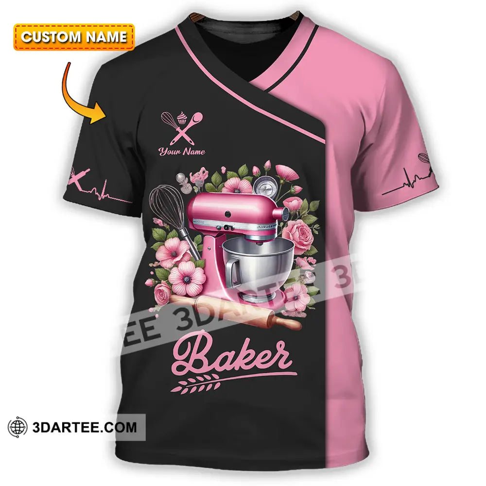 Unisex Shirt - Custom Text Shirt Baker Shirt T-shirt