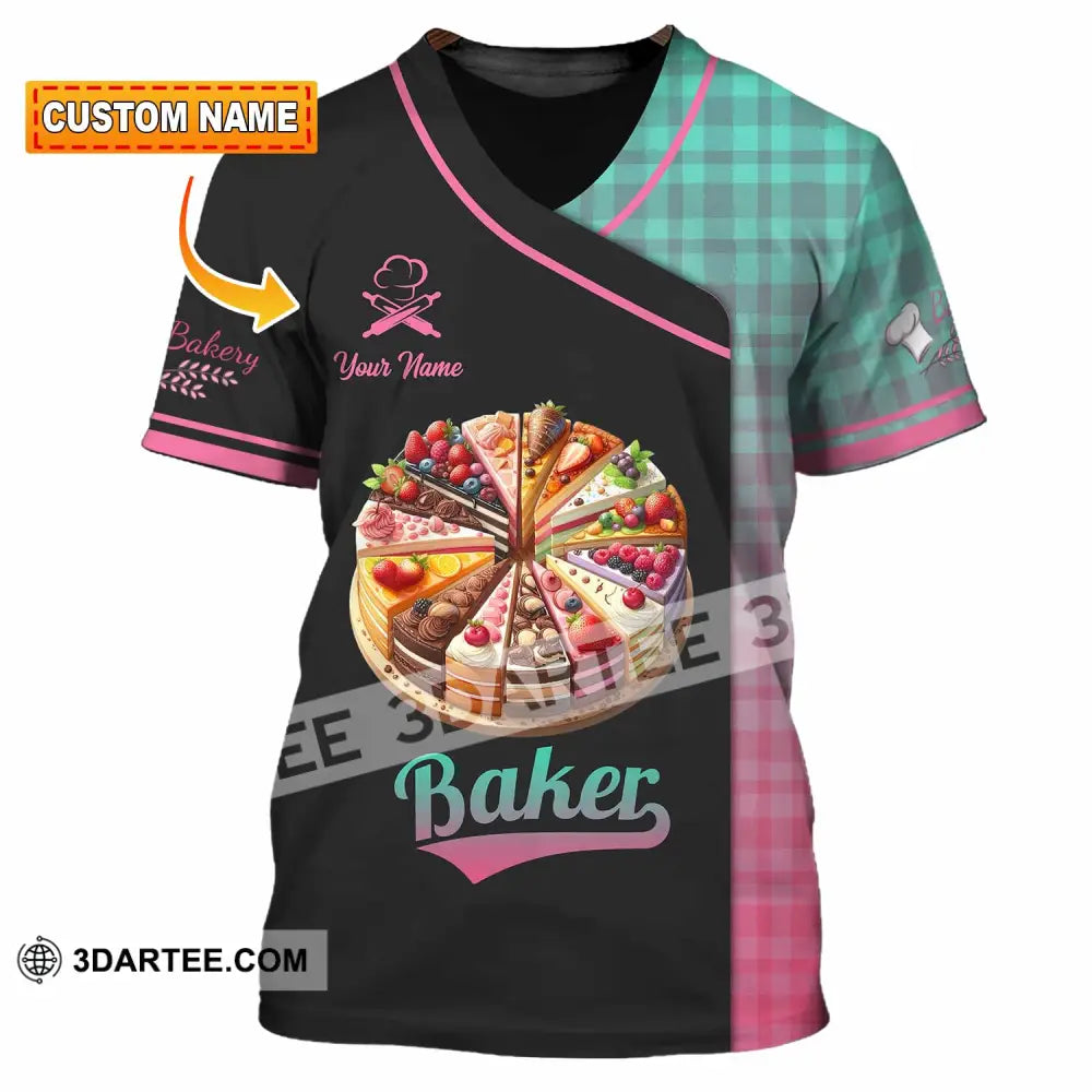 Unisex Shirt - Custom Text Baker T-Shirt