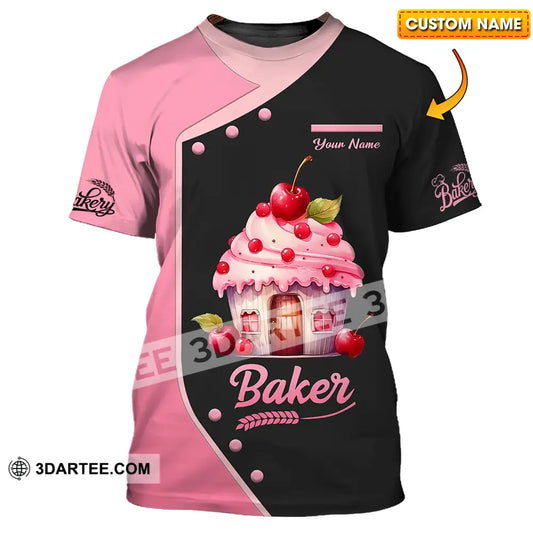 Unisex Shirt - Custom Text Baker T-Shirt