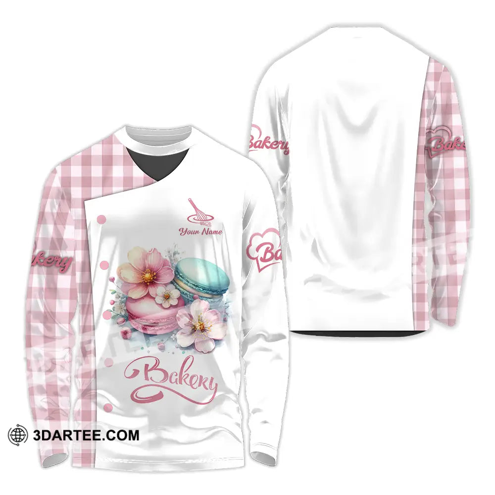 Unisex Shirt - Custom Text Shirt Bakery Long Sleeve Shirt / S T-shirt