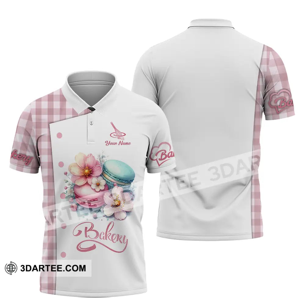 Unisex Shirt - Custom Text Shirt Bakery Polo Shirt / S T-shirt