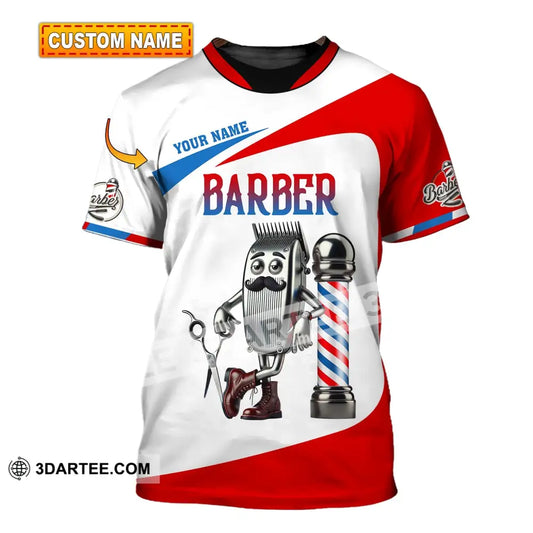 Unisex Shirt - Custom Text Barber T-Shirt