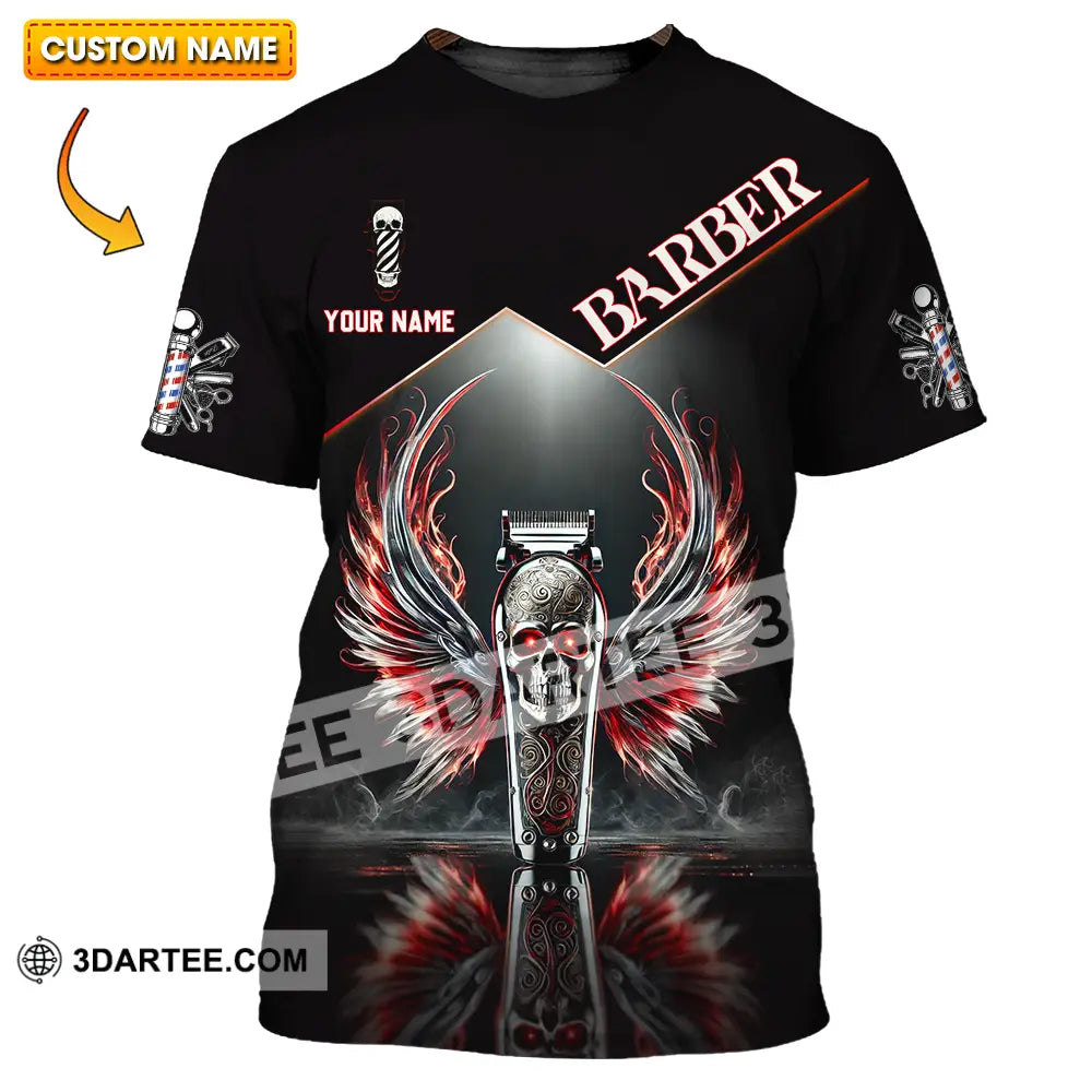 Unisex Shirt - Custom Text Barber T-Shirt