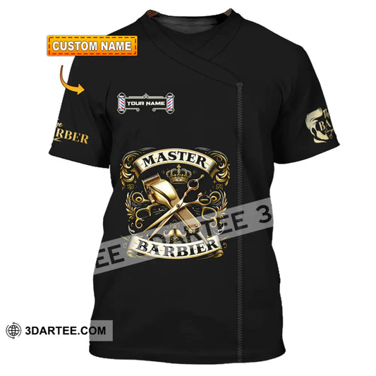 Unisex Shirt - Custom Text Shirt Barber Shirt T-shirt