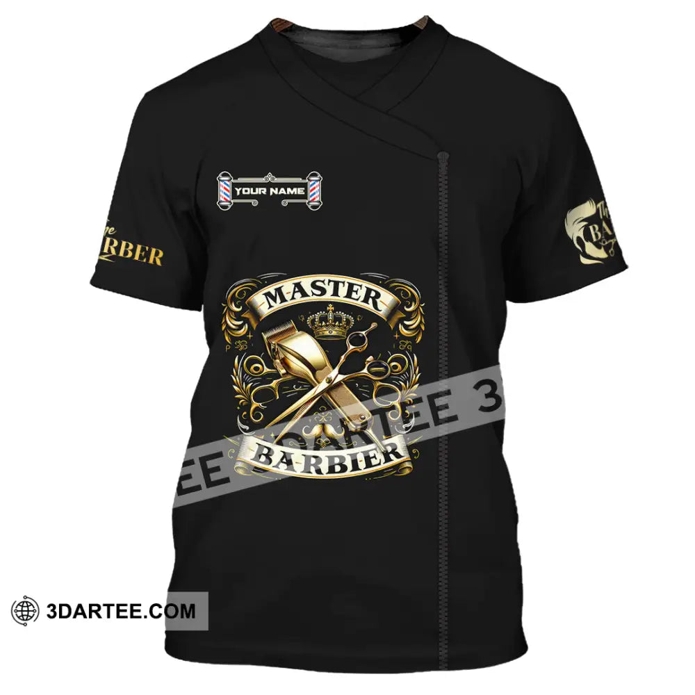 Unisex Shirt - Custom Text Shirt Barber Shirt T-Shirt / S T-shirt