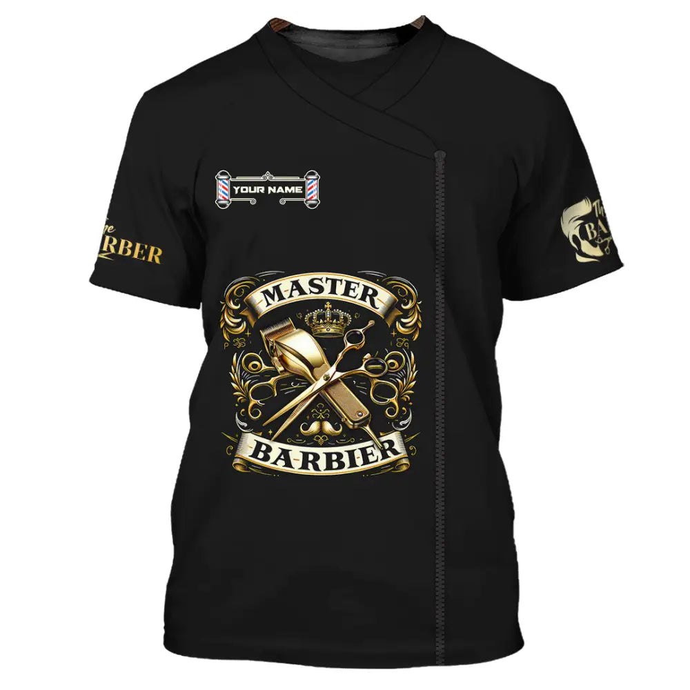 Unisex Shirt - Custom Text Shirt Barber Shirt T-Shirt / S T-shirt