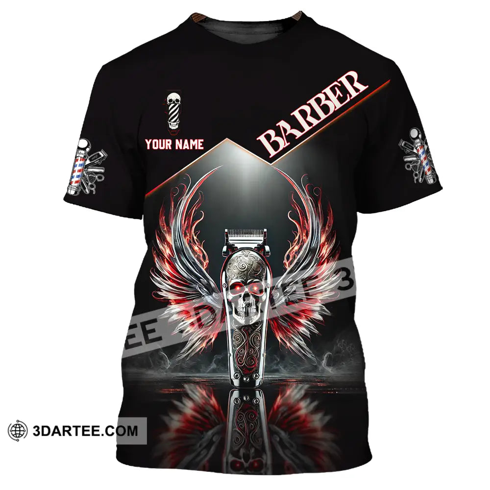 Unisex Shirt - Custom Text Barber T-Shirt / S T-Shirt