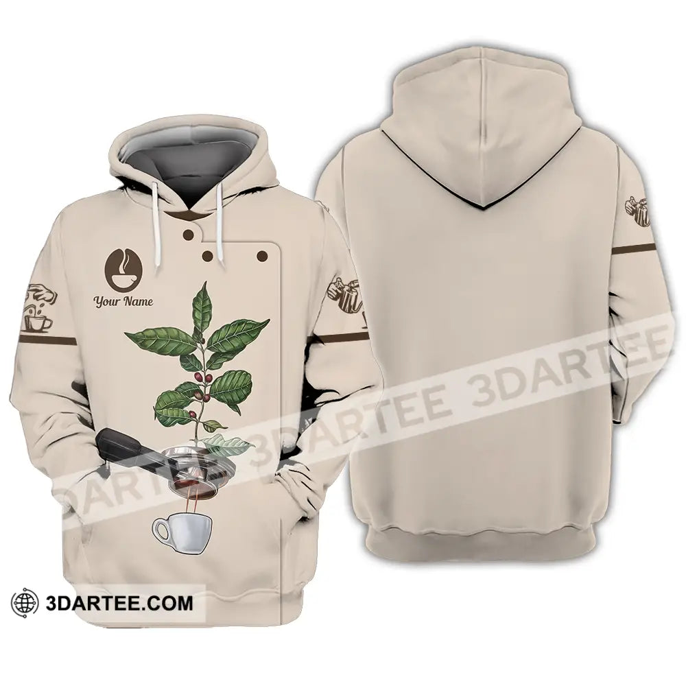 Unisex Shirt - Custom Text Shirt Barista Shirt Hoodie / S T-shirt